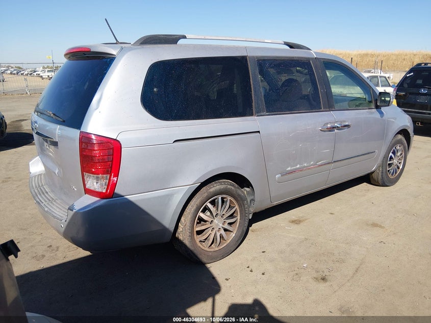 Vin: kndmh4c77b6412281, lot: 46804892, kia sedona ex 20114
