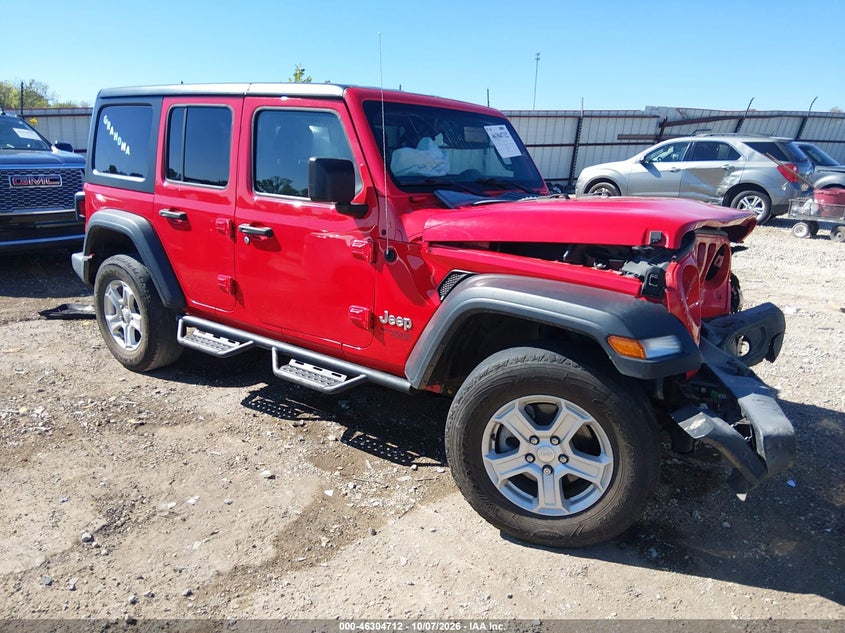 Vin: 1c4hjxdg8jw305129, lot: 46804911, jeep wrangler unlimited sport s 4x4 2018 img_1