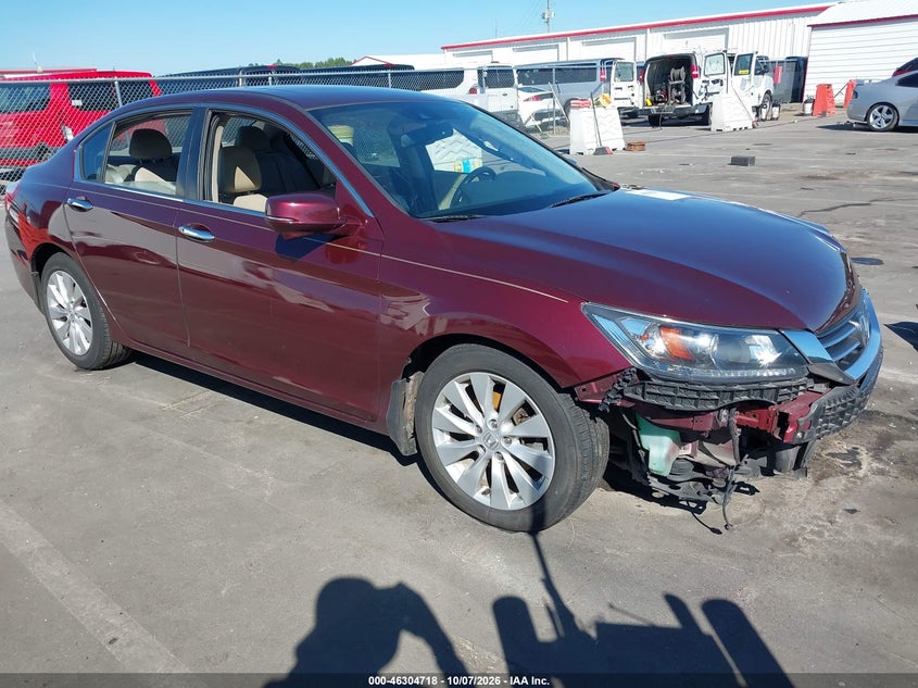 Vin: 1hgcr2f81fa130532, lot: 46804917, honda accord ex-l 20151