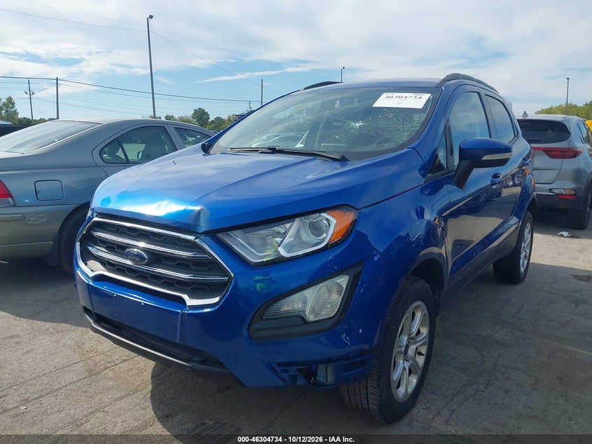 Vin: maj6s3gl8nc462419, lot: 46804934, ford ecosport se 20222
