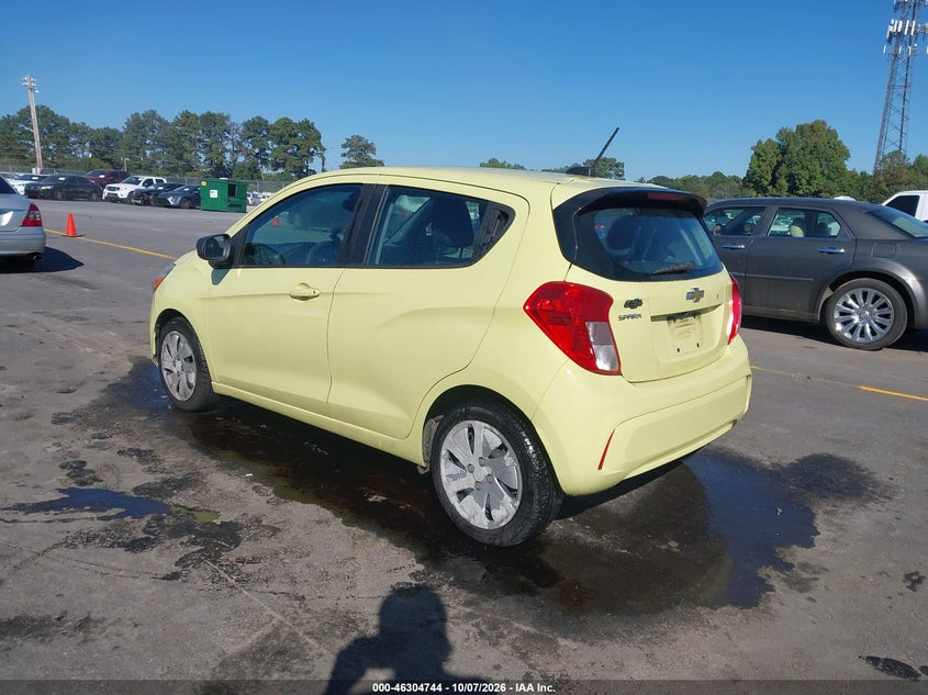 Vin: kl8cb6saxjc449324, lot: 46804943, chevrolet spark ls cvt 20183