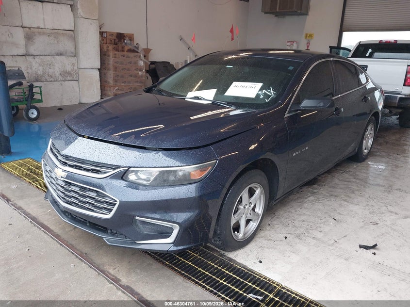 2016 Chevrolet Malibu Ls, Обычный износ, IAAI, VIN 1G1ZB5ST4GF177916 — фото 2