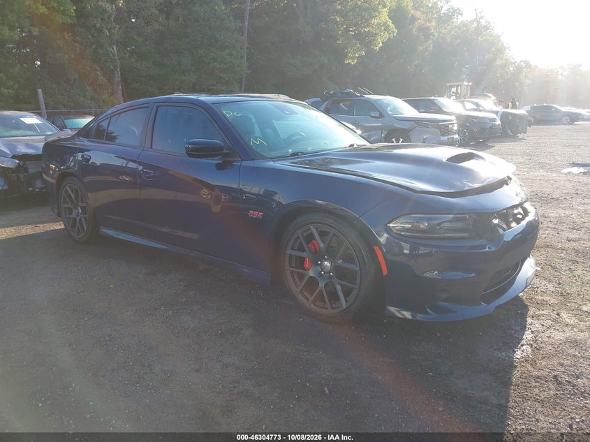 Vin: 2c3cdxgj8gh328222, lot: 46804972, dodge charger r/t scat pack 20161
