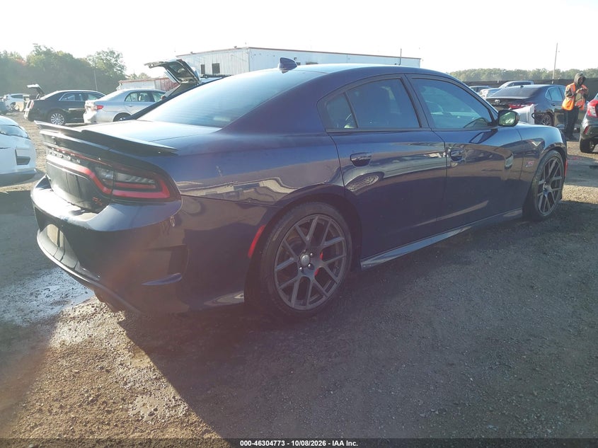 Vin: 2c3cdxgj8gh328222, lot: 46804972, dodge charger r/t scat pack 20164