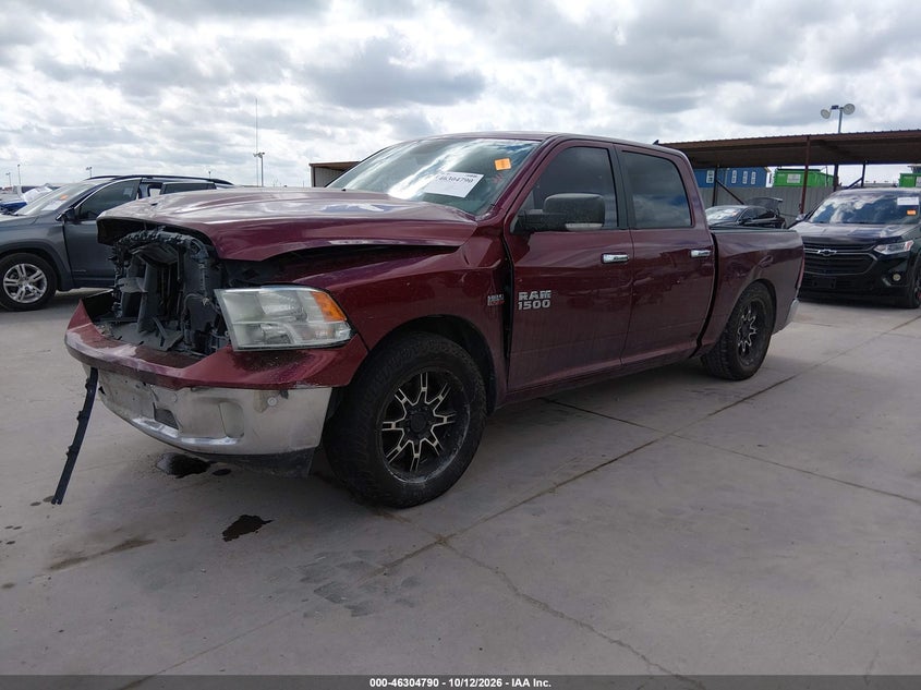 Vin: 1c6rr6lt6hs550624, lot: 46804989, ram 1500 lone star  4x2 5'7 box 20172