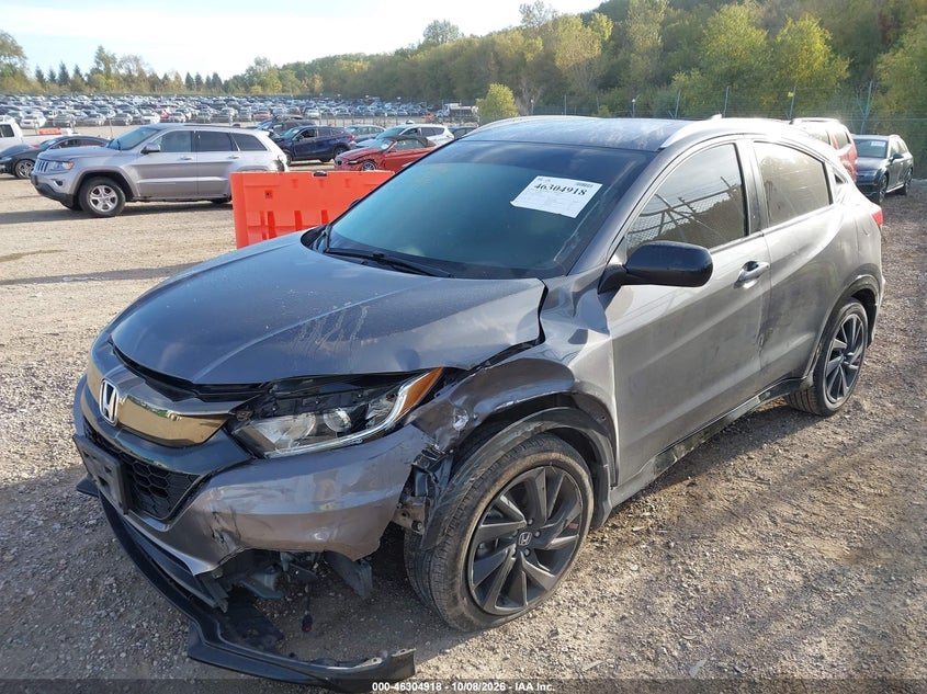 Vin: 3czru6h17nm710510, lot: 46805117, honda hr-v awd sport 20222
