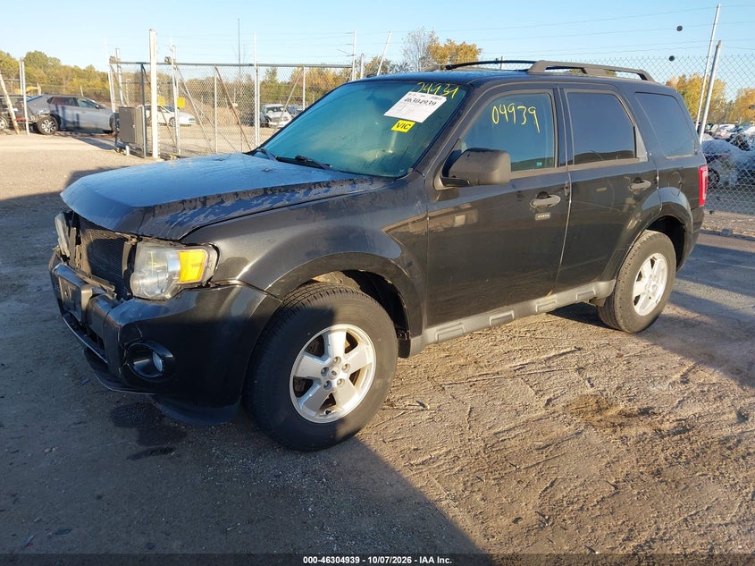 Vin: 1fmcu0d70bkc10805, lot: 46805138, ford escape xlt 20112
