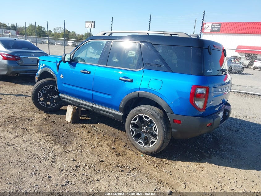 Vin: 3fmcr9cn6tre14172, lot: 46805143, ford bronco sport outer banks 20263