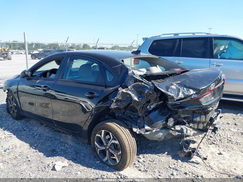 Vin: 3kpf24ad8me378139, lot: 46805152, kia forte lxs 20213