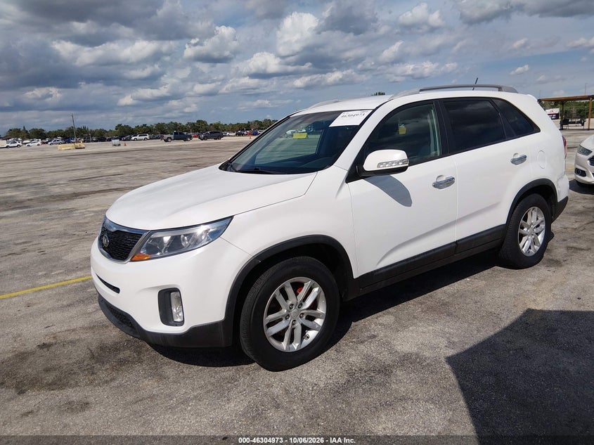 Vin: 5xykt3a65eg481899, lot: 46805172, kia sorento lx 20142