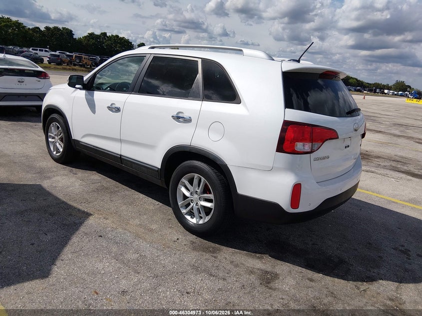 Vin: 5xykt3a65eg481899, lot: 46805172, kia sorento lx 20143