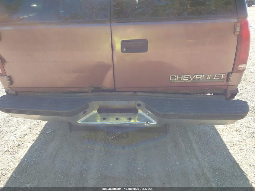 CHEVROLET TAHOE 1996 VIN 1GNEK13R3TJ420812