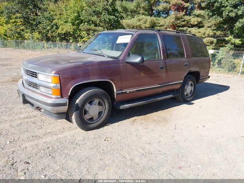 CHEVROLET TAHOE 1996 VIN 1GNEK13R3TJ420812