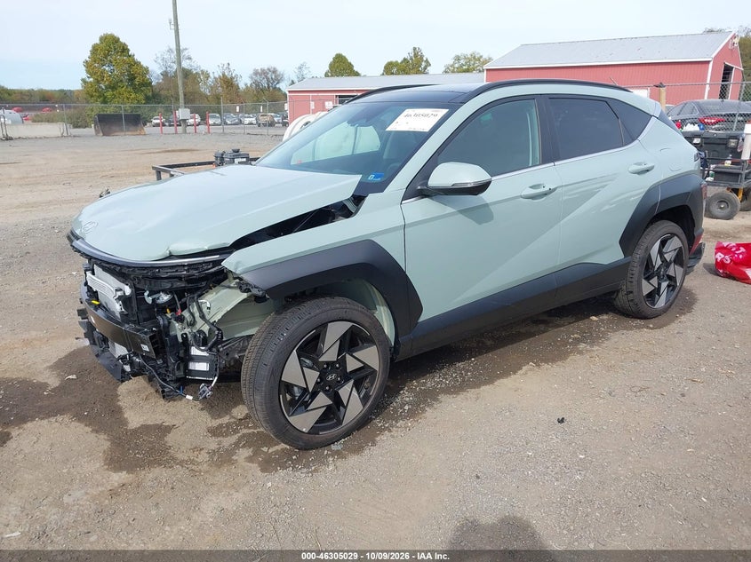 2026 Hyundai Kona Limited, Front End, IAAI, VIN KM8HECA32TU477472 — photo 2