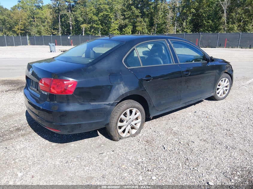 Vin: 3vwdx7aj7cm379445, lot: 46805240, volkswagen jetta 2.5l se 20124