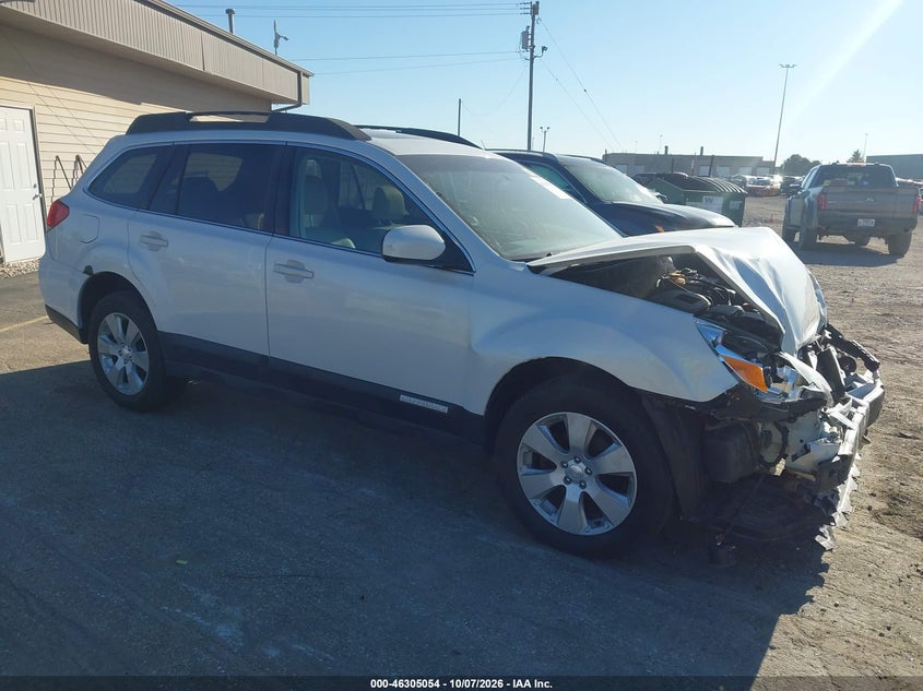 Vin: 4s4brcgc6a3338420, lot: 46805253, subaru outback 2.5i premium 20101