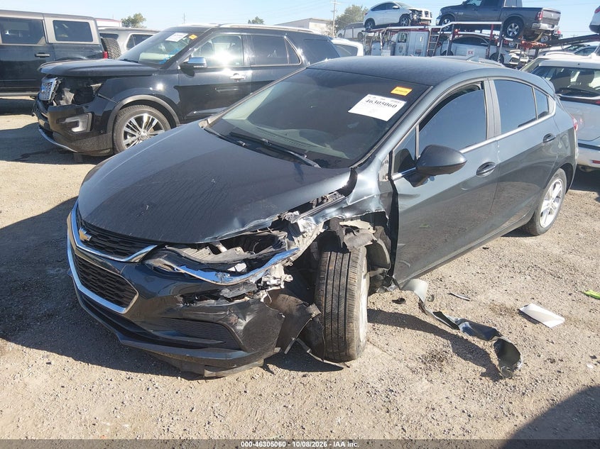 Vin: 3g1be6sm7js546407, lot: 46805259, chevrolet cruze lt auto 20182