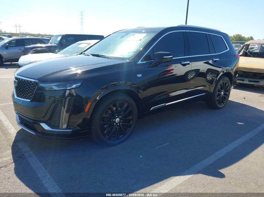2022 Cadillac Xt6 Awd Premium Luxury, Rear, IAAI, VIN 1GYKPDRS8NZ173763 — photo 2