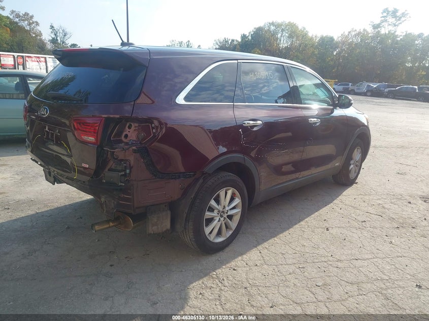 Vin: 5xypgda33kg539154, lot: 46805329, kia sorento 2.4l lx 20194