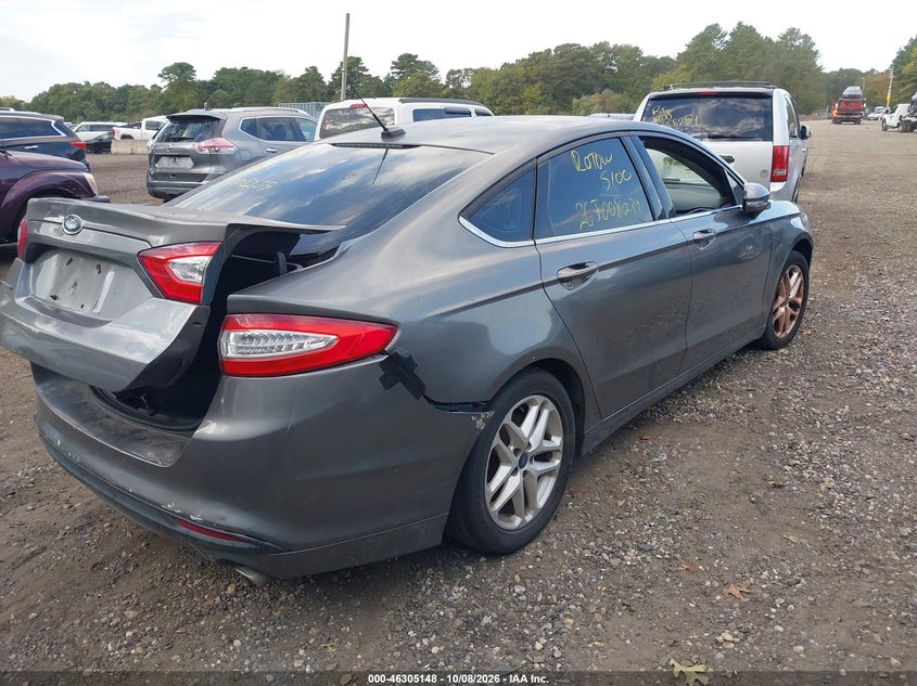 Vin: 3fa6p0h71er171991, lot: 46805347, ford fusion se 20144