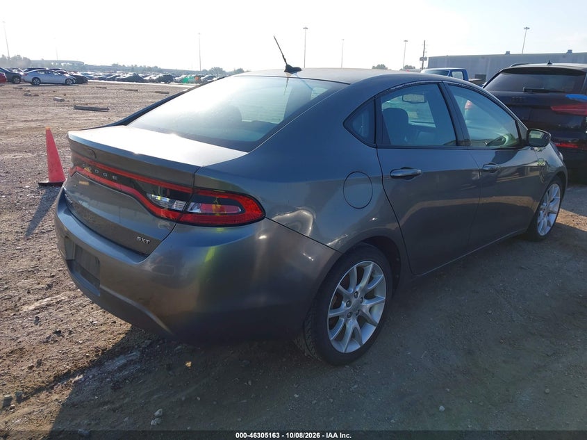 Vin: 1c3cdfba7dd241809, lot: 46805362, dodge dart sxt 20134