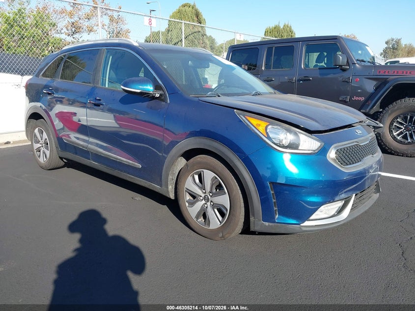 Vin: kndcc3lc9k5339003, lot: 46805413, kia niro ex 20191