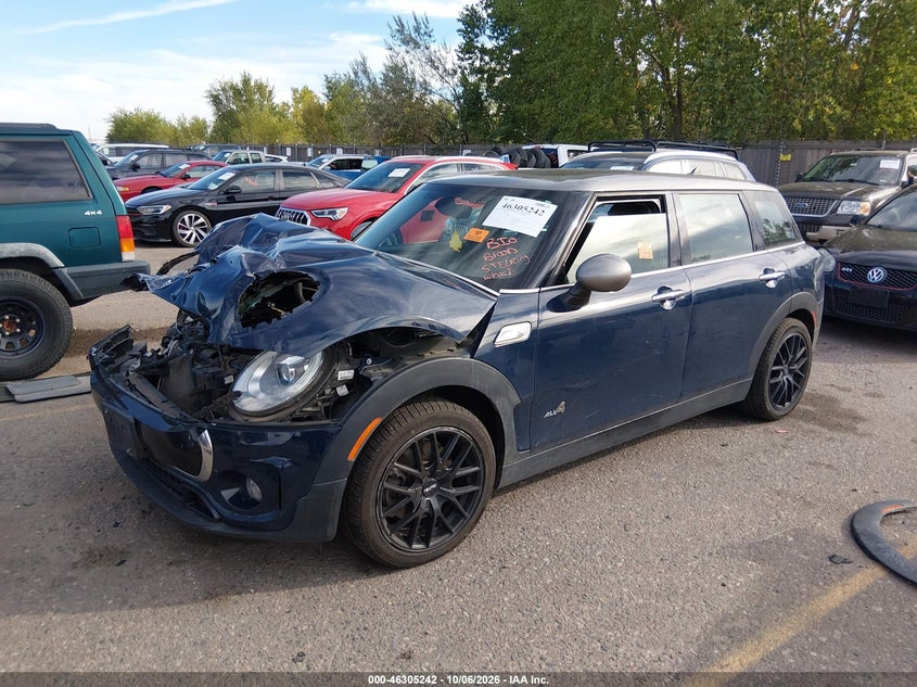 Vin: wmwlu5c5xh2e81106, lot: 46805441, mini clubman cooper s 20172