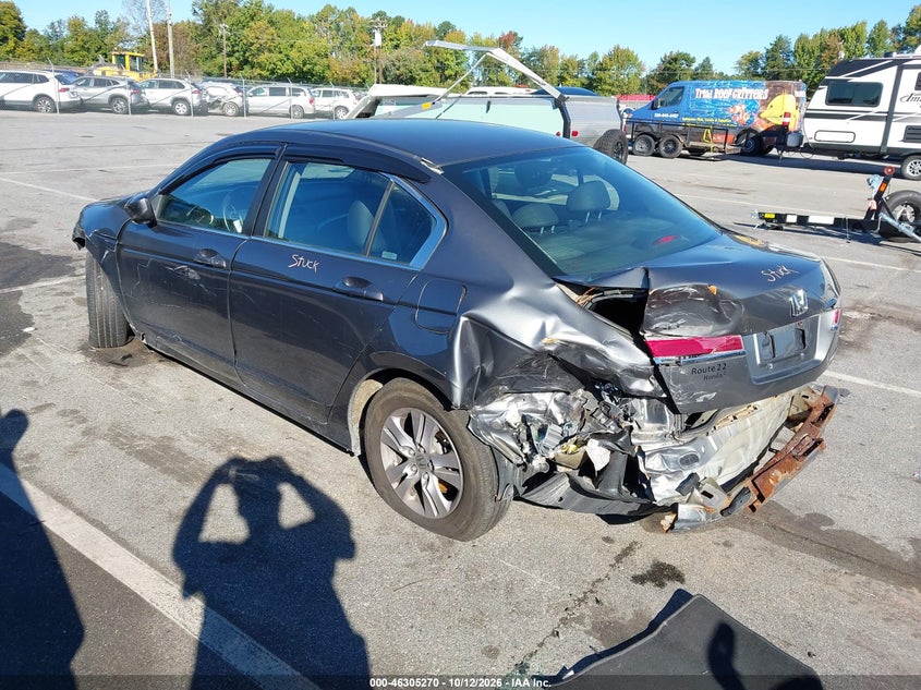 Vin: 1hgcp2f62ca211667, lot: 46805468, honda accord 2.4 se 20123