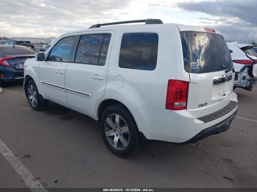 Vin: 5fnyf3h93db021552, lot: 46805476, honda pilot touring 20133