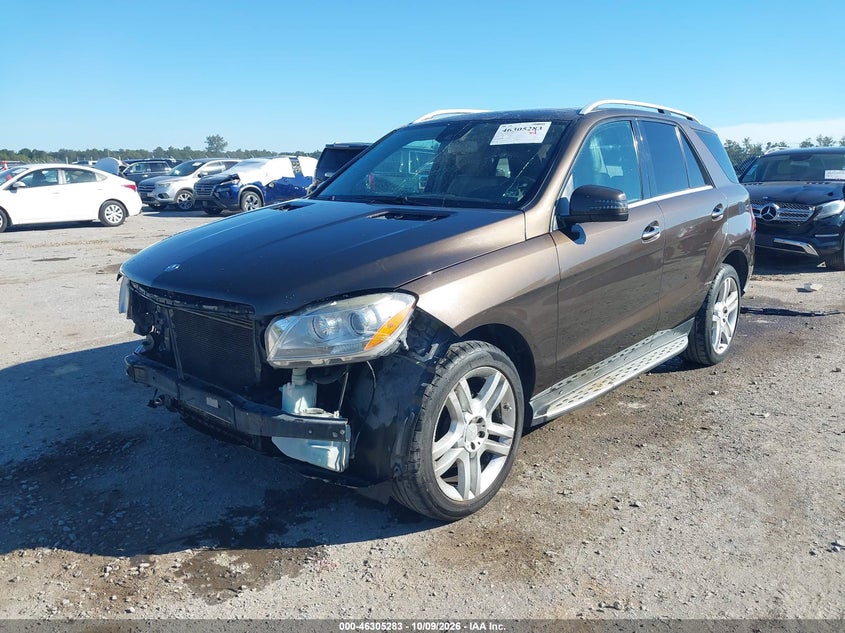 Vin: 4jgda5jb1ea397632, lot: 46805482, mercedes-benz ml 350 20142
