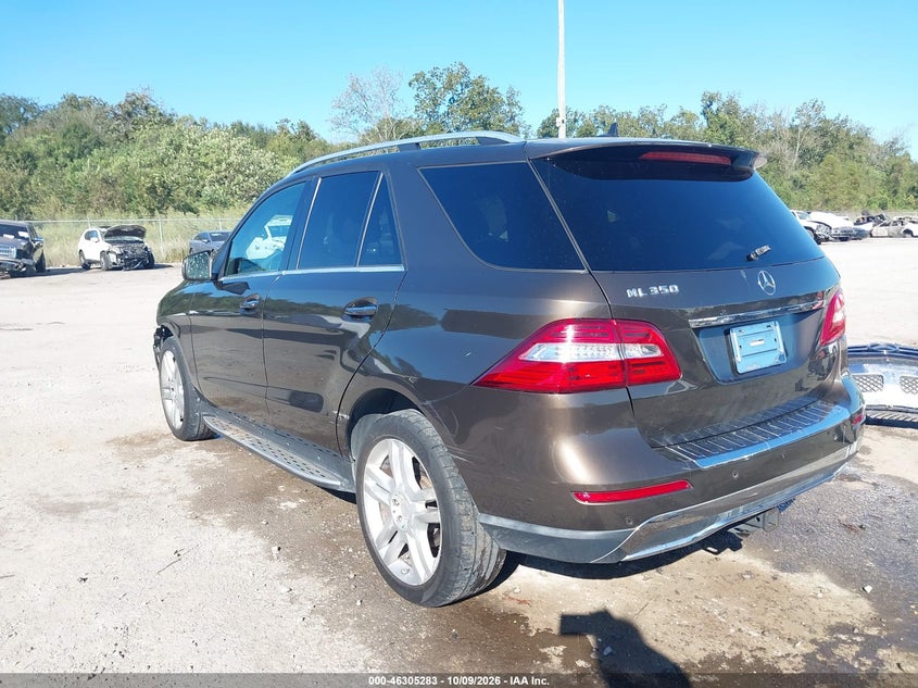 Vin: 4jgda5jb1ea397632, lot: 46805482, mercedes-benz ml 350 20143
