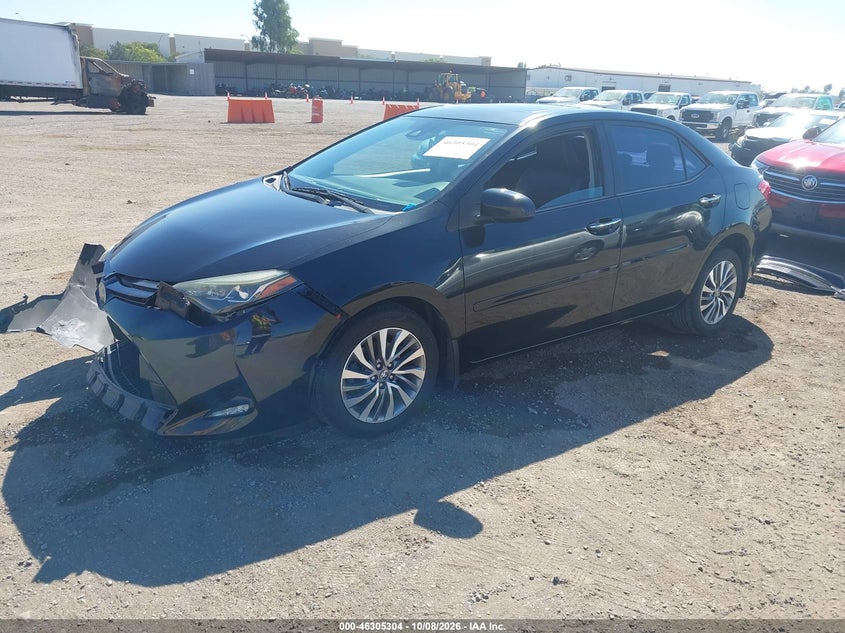2017 Toyota Corolla Xle, Front End, IAAI, VIN 5YFBURHE0HP709532 — photo 2