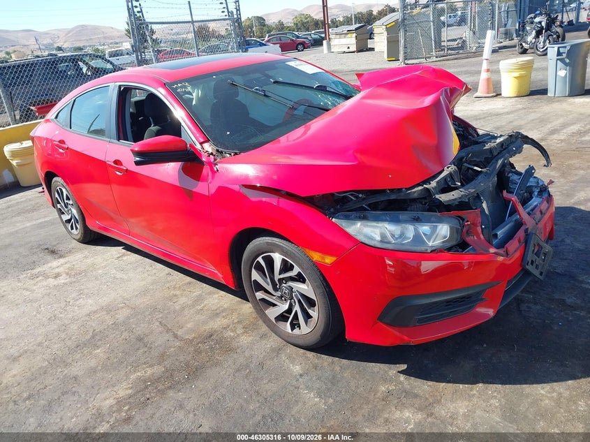 Vin: 2hgfc2f78jh510306, lot: 46805515, honda civic ex 20181