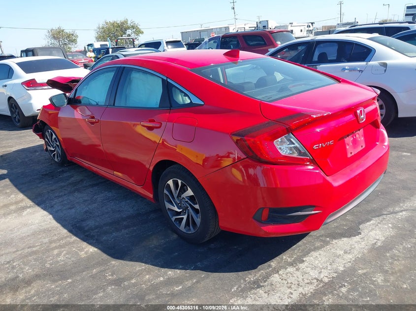 Vin: 2hgfc2f78jh510306, lot: 46805515, honda civic ex 20183