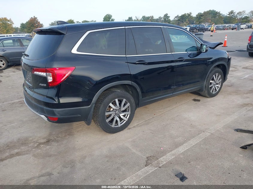 Vin: 5fnyf6h56mb061686, lot: 46805525, honda pilot awd ex-l 20214