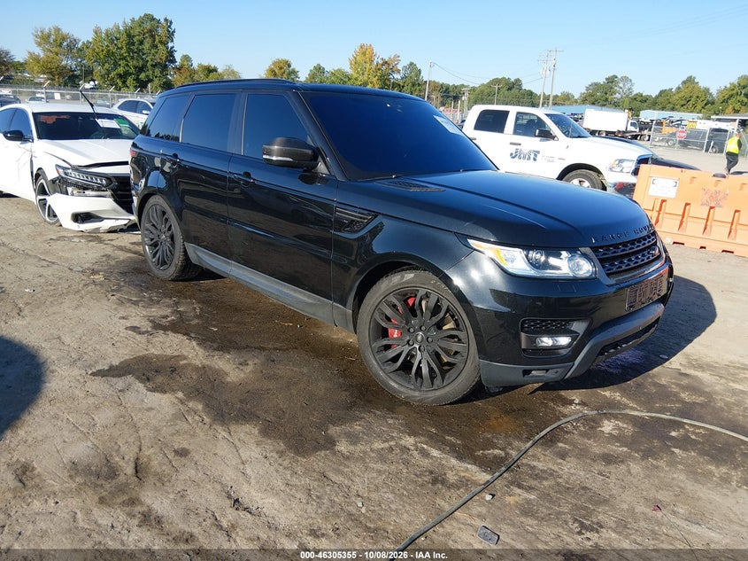 Vin: salwr2fe6ha171106, lot: 46805554, land rover range rover sport 5.0l v8 supercharged/5.0l v8 supercharged dynamic 20171