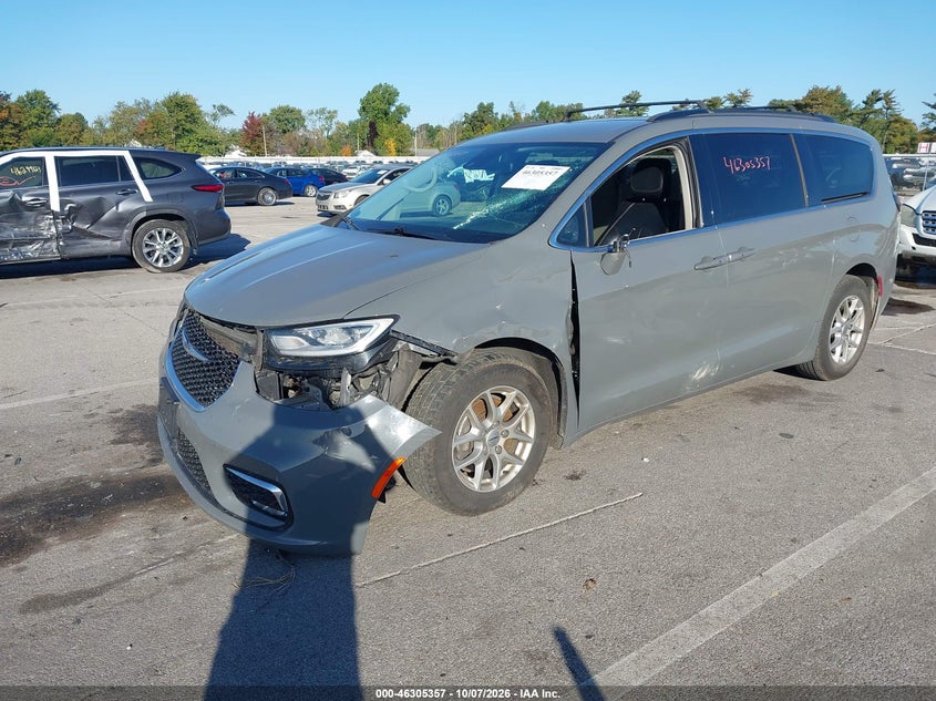 Vin: 2c4rc1bg6nr117786, lot: 46805556, chrysler pacifica touring l 20222