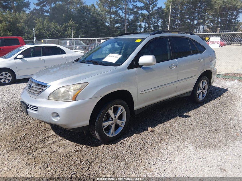 LEXUS RX 400H 2008 VIN JTJGW31U582009337