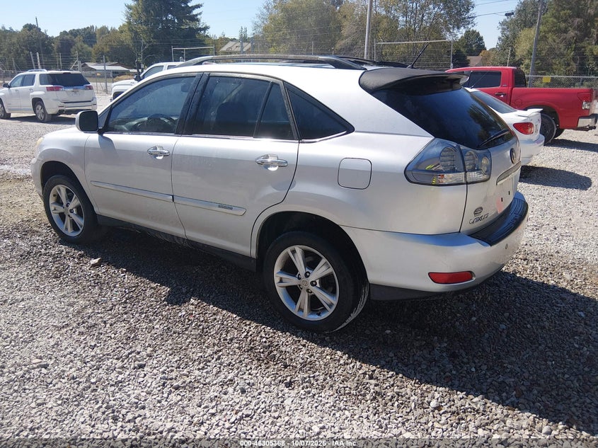 LEXUS RX 400H 2008 VIN JTJGW31U582009337