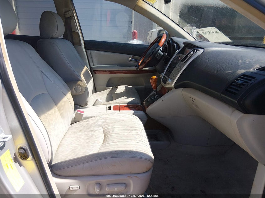 LEXUS RX 400H 2008 VIN JTJGW31U582009337