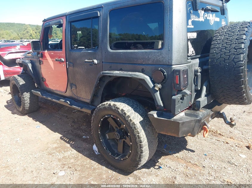 Vin: 1c4hjweg8dl625727, lot: 46805579, jeep wrangler unlimited sahara 20133