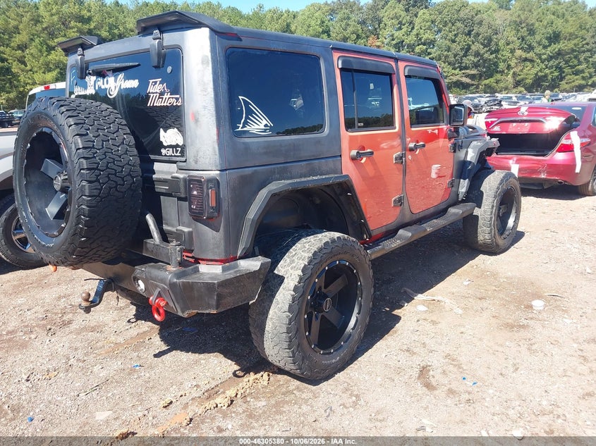Vin: 1c4hjweg8dl625727, lot: 46805579, jeep wrangler unlimited sahara 20134