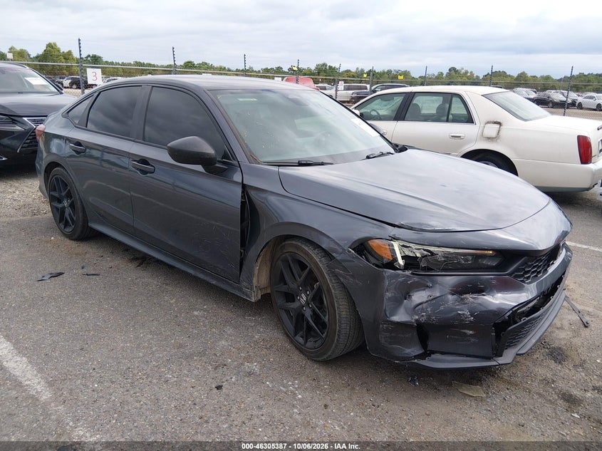 Vin: 2hgfe2f58sh547687, lot: 46805586, honda civic sport 20251