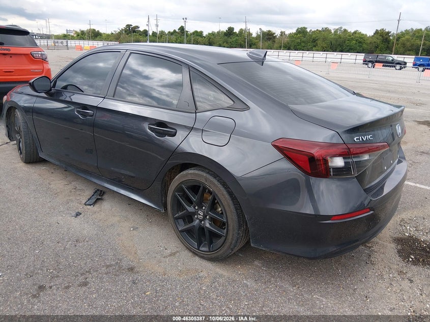 Vin: 2hgfe2f58sh547687, lot: 46805586, honda civic sport 20253