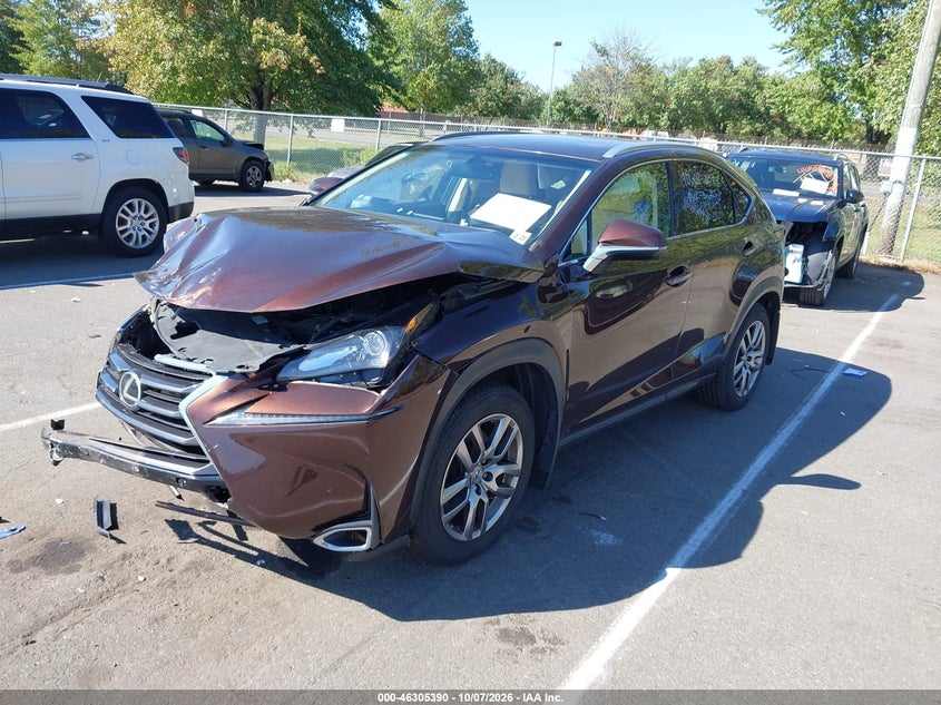 Vin: jtjbarbz9g2056777, lot: 46805589, lexus nx 200t 20162