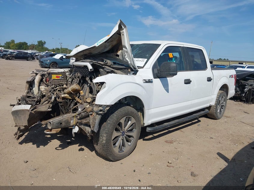2019 Ford F-150 Xl, Био/химия, IAAI, VIN 1FTEW1CP1KKD80878 — фото 2