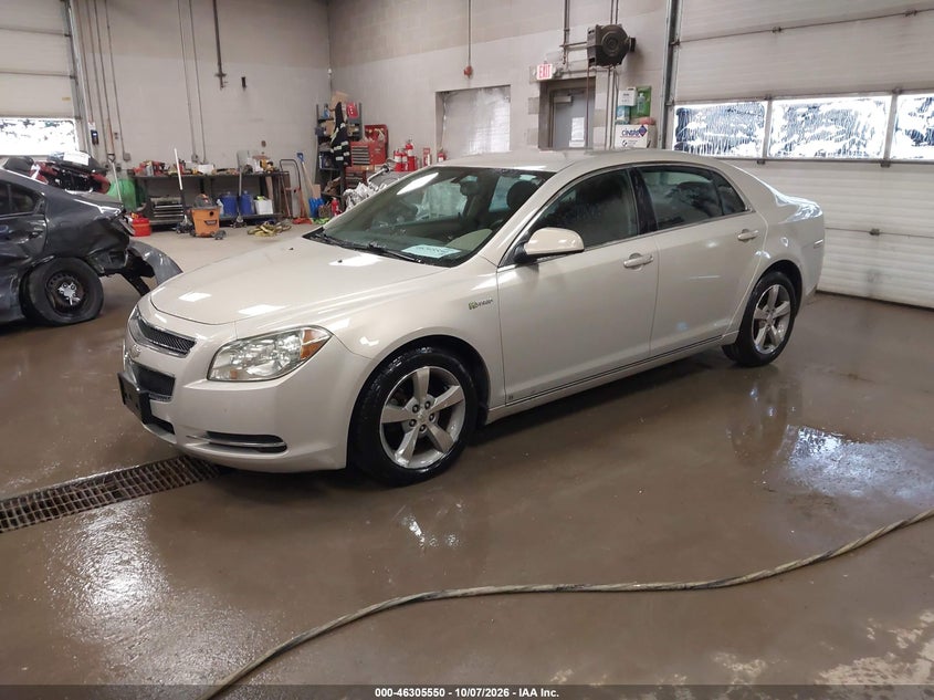 Vin: 1g1zf5ez3af109375, lot: 46805749, chevrolet malibu hybrid 20102