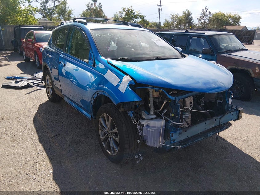 Vin: jtmdfrev5jj242397, lot: 46805770, toyota rav4 limited 20181