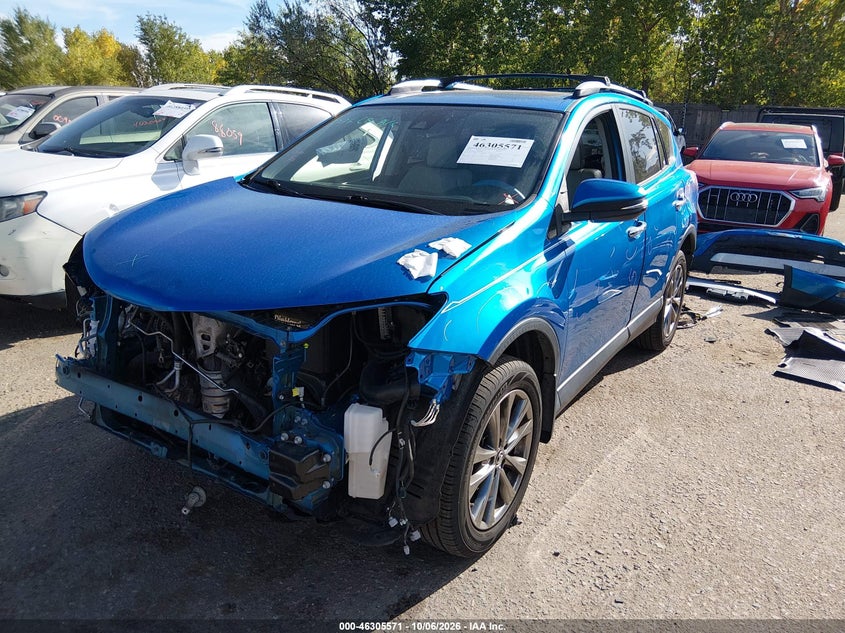 Vin: jtmdfrev5jj242397, lot: 46805770, toyota rav4 limited 20182