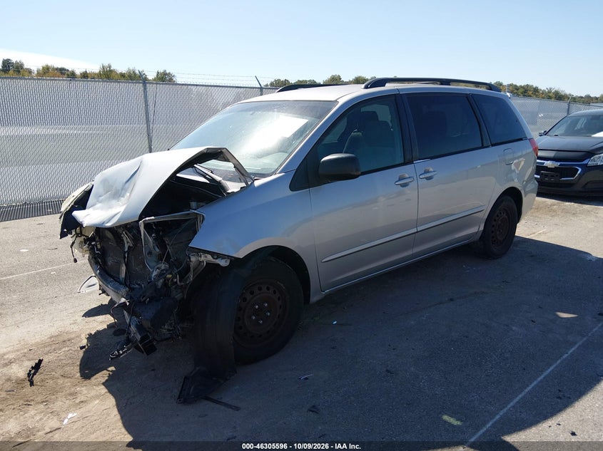 Vin: 5tdkk4cc1as314089, lot: 46805795, toyota sienna le 20102